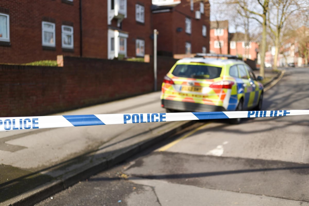 A man in his 60s has died after a car smashed into a bus stop, police have confirmed