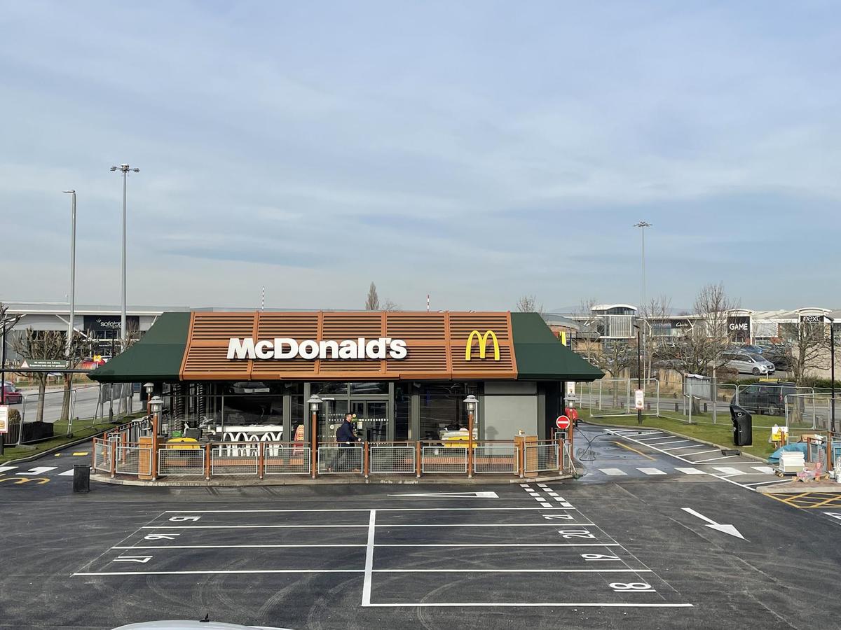 Take a look inside the newly refurbished McDonald's in Deepdale Retail Park