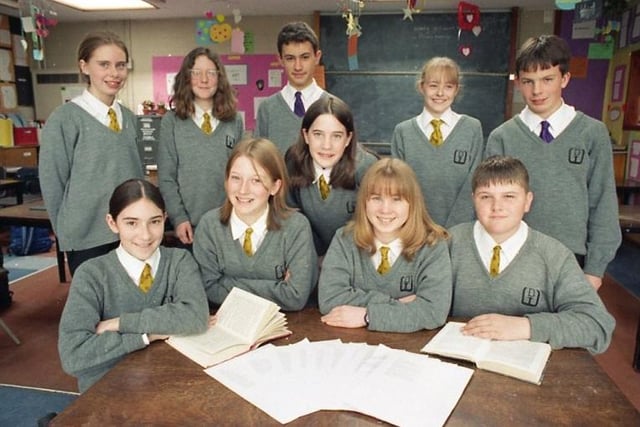 This group of potential Wordsworths all attend Walton-le-Dale High School and had just won a poetry competition