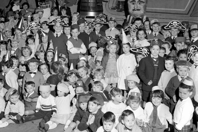 The Scottish & Newcastle Breweries children's Christmas party held at Grindlay Street Drill Hall in December 1965.