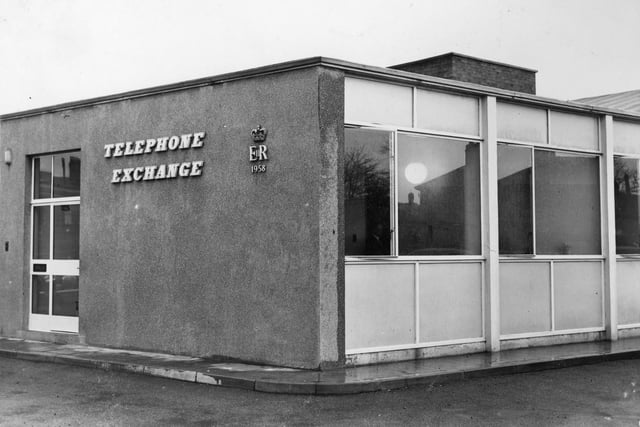 The modern automatic Telephone Exchange at Leyland, back in 1960
