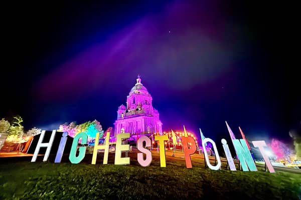 Lancaster's Highest Point Festival under the Northern Lights. Credit: Highest Point Festival/Robin Zahler