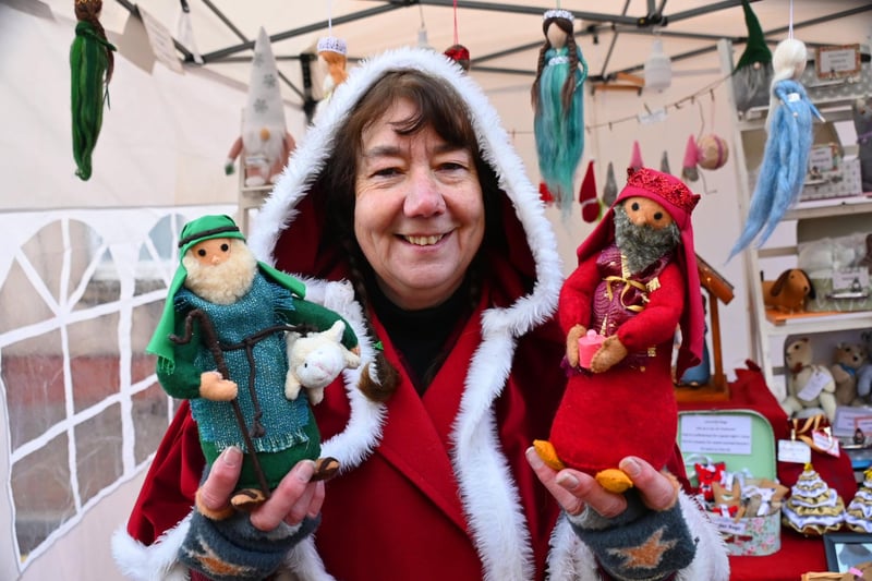 A host of festive offerings were available at Kirkham's Christmas market.