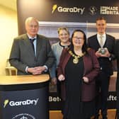 Ashley Smith collected the award from the Duke of Gloucester. Photo: Sugar PR