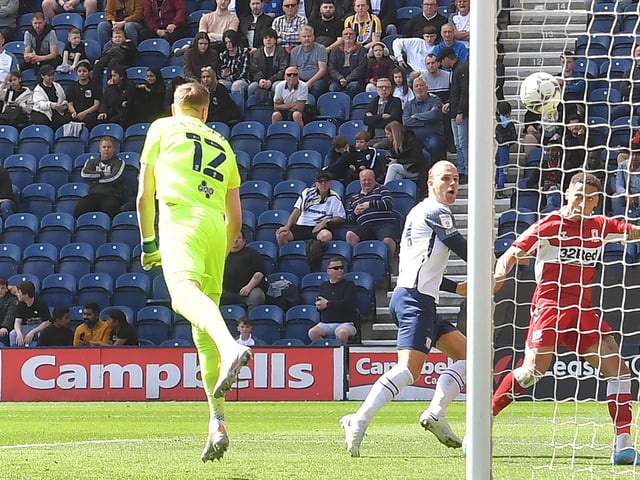 If this was the goalkeeper's last game for PNE, then the very best of luck and thank you for some top-drawer displays over the last 18 months. Pulled off a fine save from Balogun in the second half.