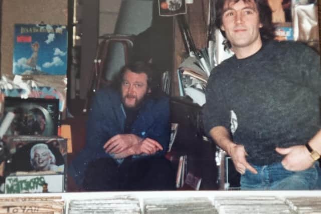 Preston icon Allan Atkinson has sadly passed away. Above: he is pictured, left, in the early 80s.