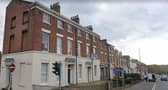 The three properties, which span the corner of Fishergate Hill and Walton's Parade, are to be converted into a place to stay for visitors to Preston (image: Google)
