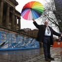 The Mayor of Preston, Coun Javed Iqbal unveiled the Preston Sculpture sign on the Flag Market on Wednesday.