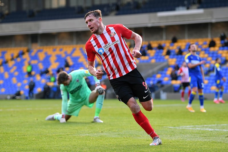 Wyke has been a free-scoring centre-forward at Carlisle, Bradford and now Sunderland, wreaking chaos which his physicality and strength in the air. He has plundered 30 goals for Sunderland this season, yet is waiting to be offered a new deal. Picture: Justin Setterfield/Getty Images