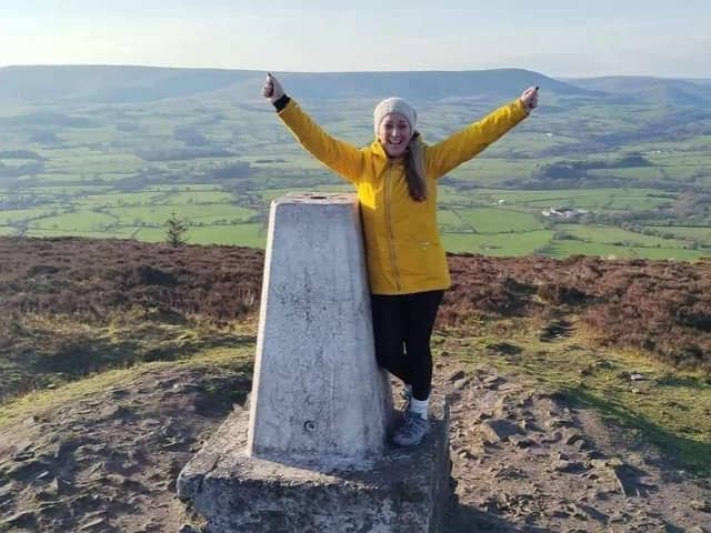 Patricia Anne Hudson, who was known as Trish, has been laid to rest at a Burnley beauty spot three months after her death in America where she had lived for many years