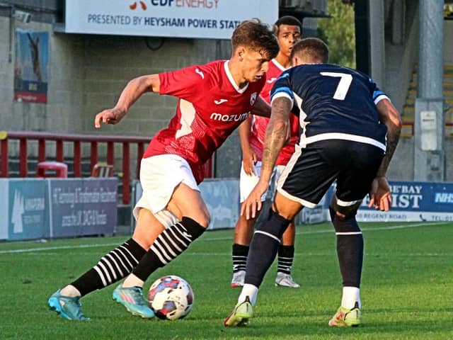 Morecambe new boy Jake Taylor