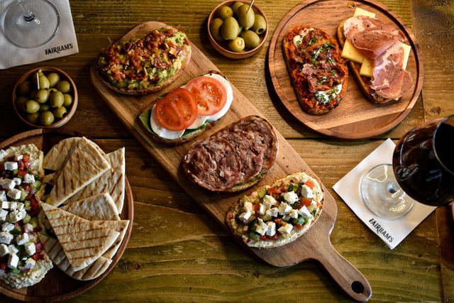 Bruschetta Board at Fairham's Bar