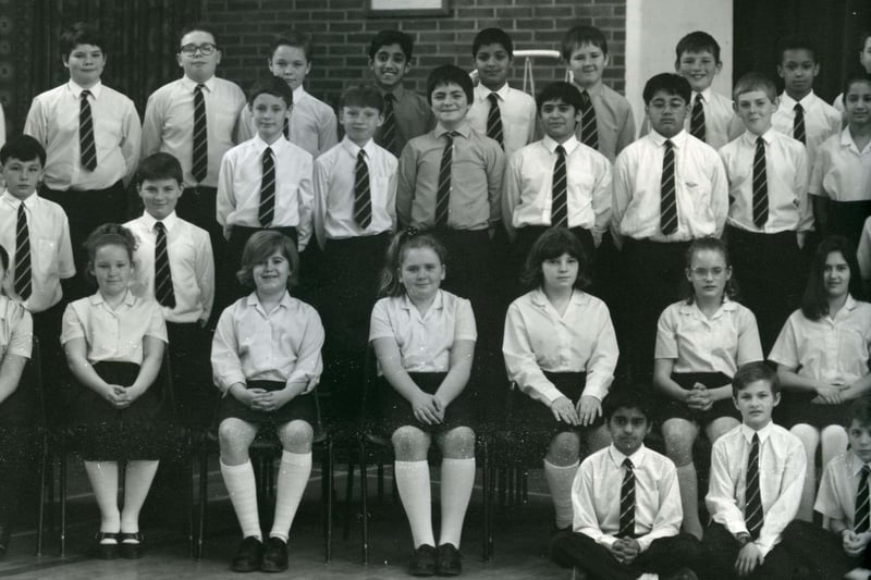 Ashton-on-Ribble High School, Preston, year 7, 1992.