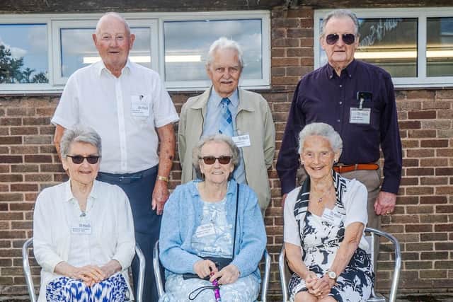 Class of 53
Back: Roy Rich, Cliff Philipson, Leigh Wilson 
Front: Barbara Coombes, Phyllis Tattersall, Sonia Ward