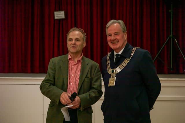 Neil Wallace (left) and Councillor Stuart Hirst (right)