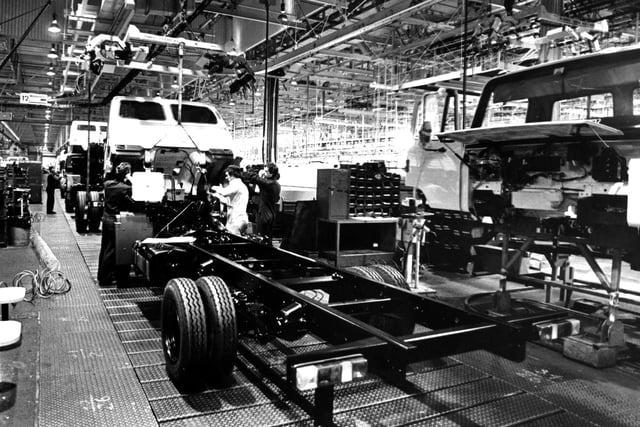 Leyland DAF assembly plant, pictured here in 1996