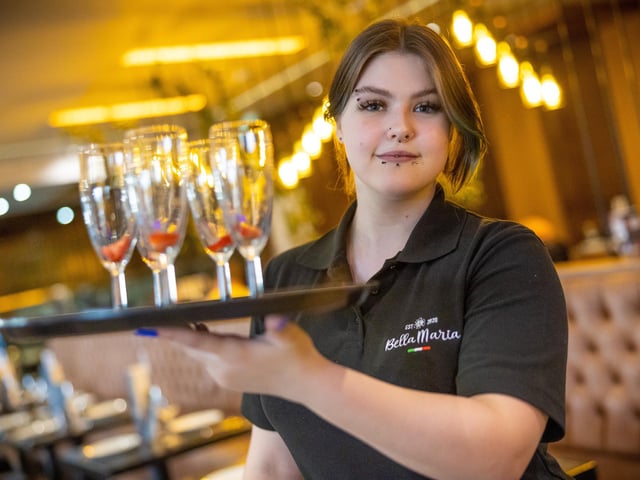 Opening of Bella Maria, Capitol Centre, Preston. Katelyn Baines