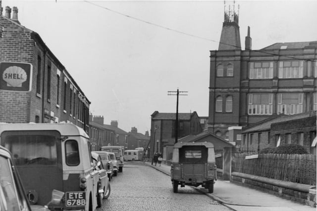 This is the Stanleyfield Road entrance to the old Preston Royal Infirmary - which led to the casualty and rehabilitation sections of the hospital. The picture was taken in 1964