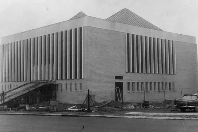 Taken in January 1969, this image show Leyland's new magistrates court, almost completed and due to be opened mid-February. At a cost of £114,000, it would become the town's most modern building