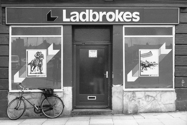 Here's Ladbrokes betting shop, which was situated on Chapel Brow, pictured in 1989