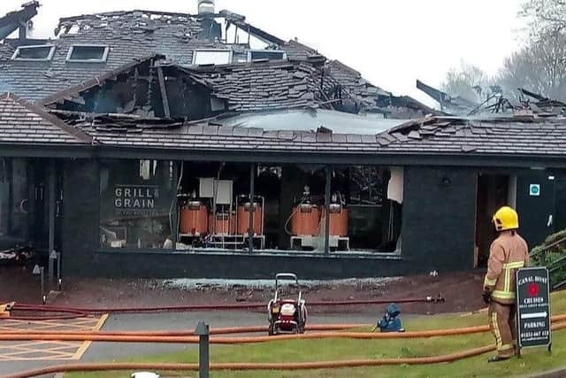 The Grill and Grain had not long been refurbished when it was largely destroyed in a fire in April 2017