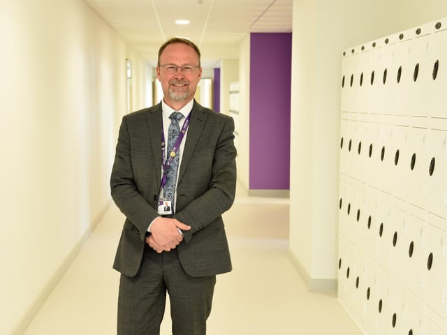 Headteacher Simon Day