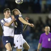 Preston North End midfielder Ryan Ledson in action against Millwall at The Den in February
