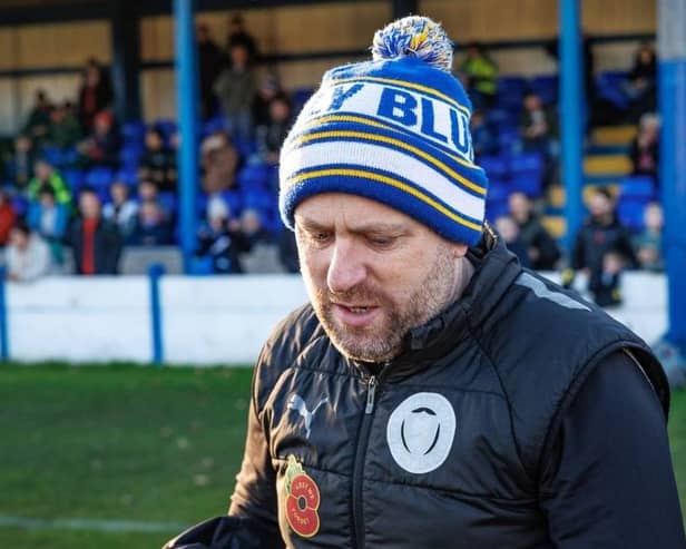 Nobody was more relieved by Lancaster's return to winning (and goalscoring) ways than manager Mark Fell  Photo: MICHAEL PORTER