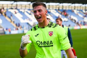 Morecambe FC keeper Stuart Moore has signed a new deal Picture: Morecambe FC