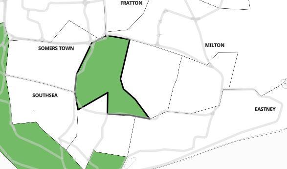 There were three cases confirmed in Southsea Fawcett Road in the seven days to April 21, with a rolling rate of 33.9.