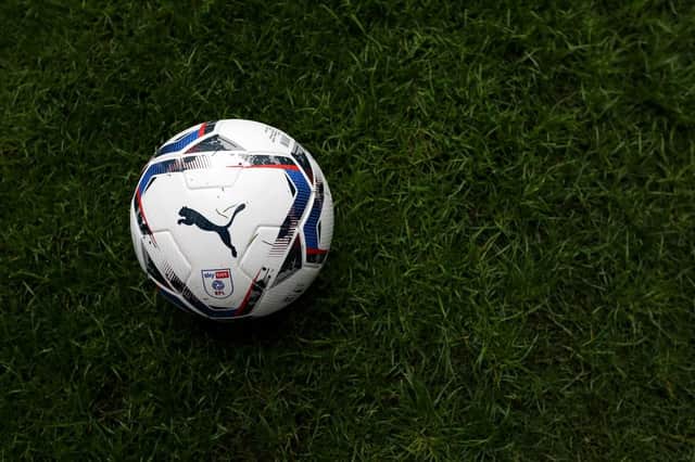 Puma EFL match ball. (Photo by George Wood/Getty Images)