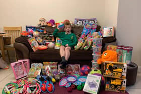 Nine-year-old Kian Devine from Buckshaw has climbed 365 walls to help buy toys for disadvantaged children this Christmas