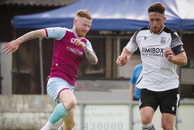 Bamber Bridge were beaten by Mossley in the FA Cup Photo: Ruth Hornby