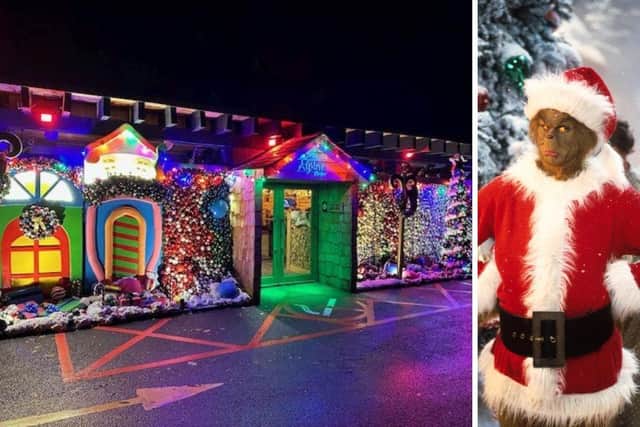 This Christmas, you can meet the Grinch in 'Whoville' - located at The Hunters Pub in Lostock Hall. Images: submit and Getty
