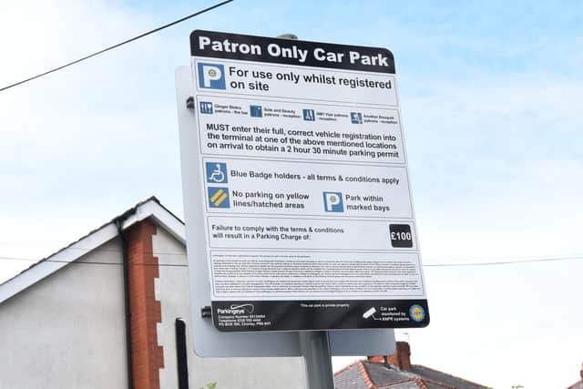 Customers are allowed to park for 2.5hours if they submit the car registration