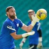 Preston North End goalkeeper Declan Rudd warms up before the pre-season friendly match against Celtic at Celtic Park

RESTRICTIONS: Use subject to restrictions. Editorial use only, no commercial use without prior consent from rights holder.