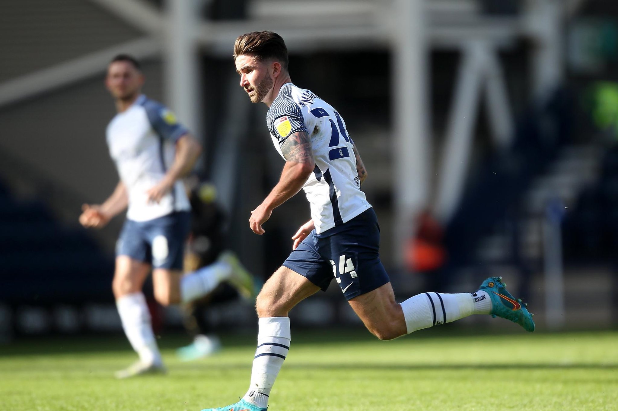 Preston North End striker Sean Maguire pushing for a start against Millwall on Good Friday