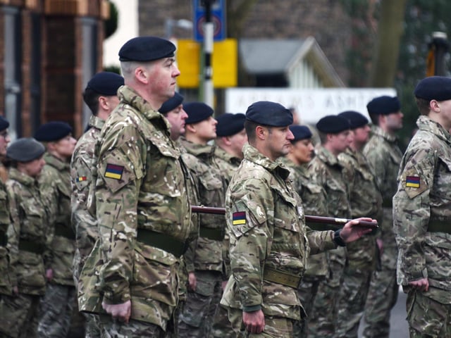 3 Medical Regiment paraded through Chorley for the last time as the regiment is due to disband in February