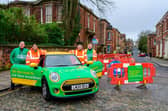 Steve Thorpe, city manager, CityFibre, with some of the team