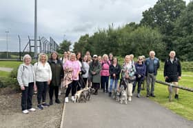 Buckshaw Village Walk and Talk members heading off on their Birthday Walk