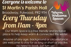 Everyone is welcome: St Martin’s Parish Hall, Broadway, Fulwood is opening their doors, every Thursday from 11am -4pm. Photo: Broughton Parish