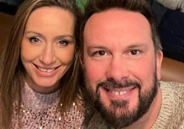 Nicola and her partner Paul Ansell