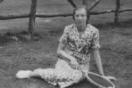 Eunice helped run the Bamber Bridge tennis club