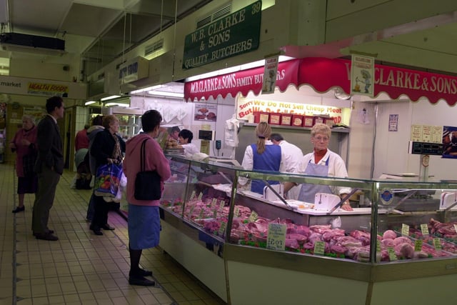 WB Clarke & Sons Butchers at the Indoor Market, Preston