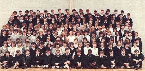 Broughton High School leavers class 1985.