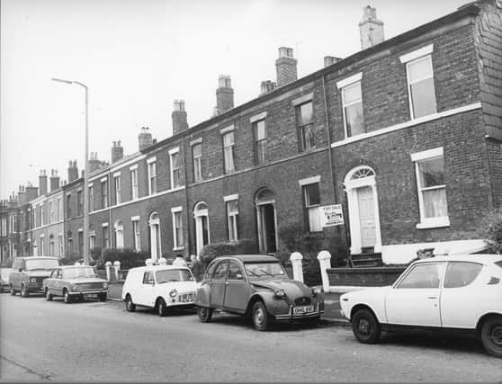 This row of terraced houses in Broadgate are considered as listed buildings. The terrace became listed buildings in 1979 and this means that any work carried out on the homes must conform to strict conditions that won't alter the or spoil the appearance of them