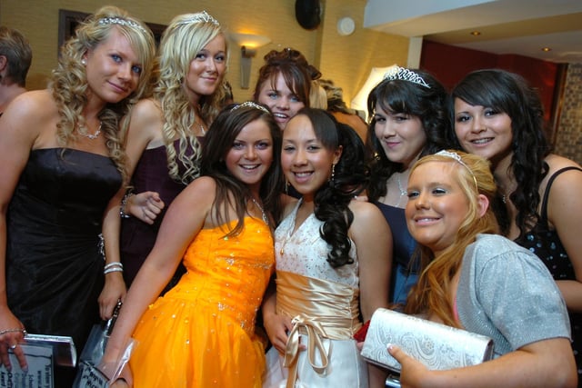 Dressed to the nines for the 2008 Corpus Christi Catholic High School Prom at The Barton Grange Hotel