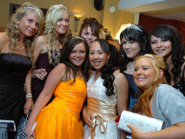 Dressed to the nines for the 2008 Corpus Christi Catholic High School Prom at The Barton Grange Hotel