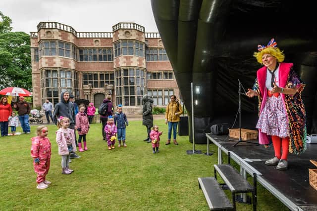 A range of celebrations will be held in Lancashire to mark the historic occasion including Chorley's Picnic in the Park with entertainment provided by Louby Lou (pictured)
