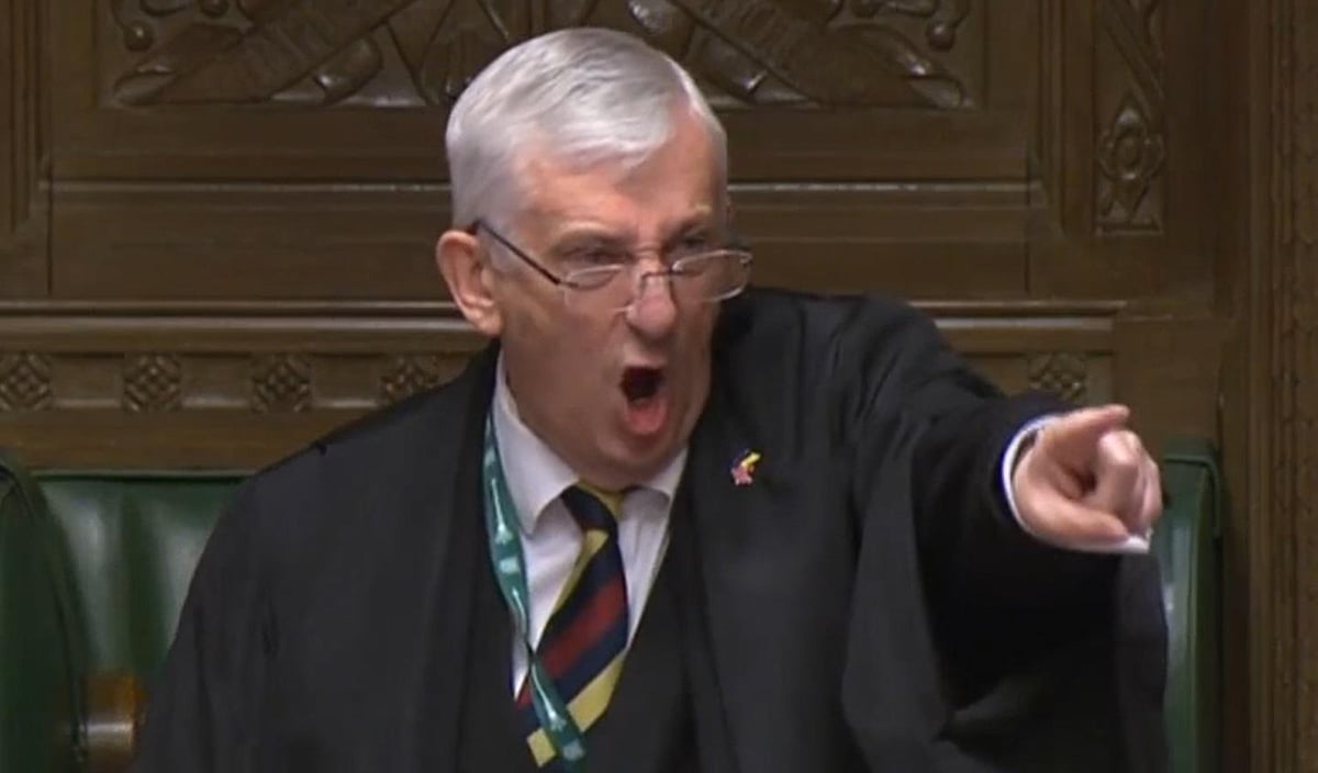 Watch furious scenes as Chorley MP Sir Lindsay Hoyle throws out two Scottish MPs from the House of Commons